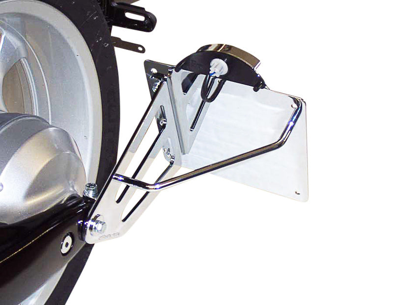 Honda Vt 1300 [BURCHARD EXCELLENCE] - Side license plate holder with parts certificate, Honda VT 1300 CX Fury/SC61, chrome