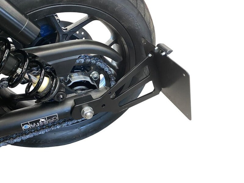 Honda Cmx 1100 [BURCHARD EXCELLENCE] - Support de plaque d'immatriculation latéral avec certificat de pièces, Honda CMX 1100 Rebel transmission manuelle/SC83, noir mat