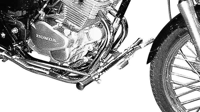 Honda Ca 125 [BURCHARD EXCELLENCE] - vorverlegte Fußrastenanlage mit Teilegutachten, +22 cm, CA 125 Rebel / CMX 250 Rebel, Sundance glatt, chrom
