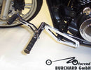 Kawasaki Vn 900 Cla [BURCHARD EXCELLENCE] - forward footrest system with ABE, +17 cm, Kawasaki VN 900 Classic /Custom, Sundance smooth, glossy black