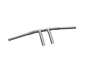 Kawasaki Vn 900 Cla [HIGHWAY HAWK] - Wishbone handlebar, 1 inch (25.4 mm), 800 mm wide, 200 mm high, 90 mm clamp, chrome