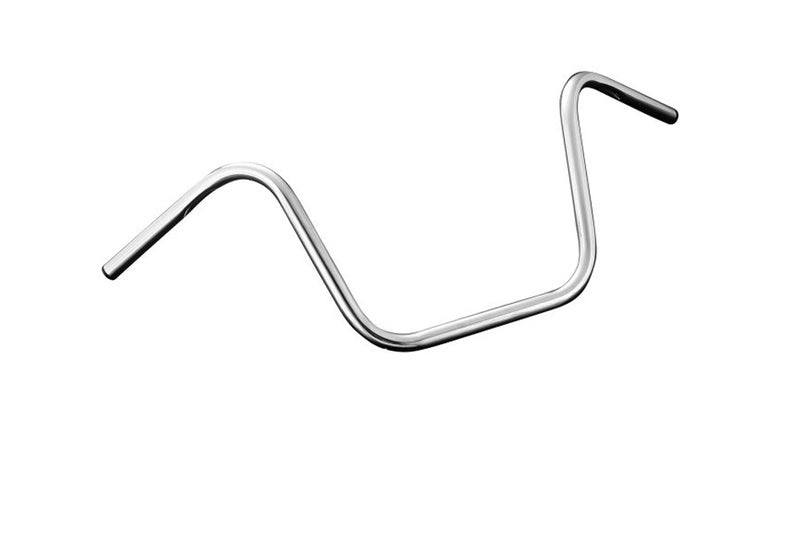 Yamaha Xvs 1100 Drag Star [HIGHWAY HAWK] - Guidon Street moyen, 1 pouce (25,4 mm), chromé, avec encoches pour câbles