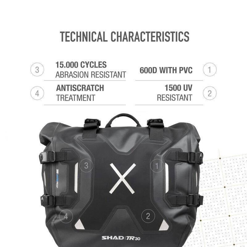 Honda X-Adv [SHAD] - Wasserdichte Taschen Terra TR30