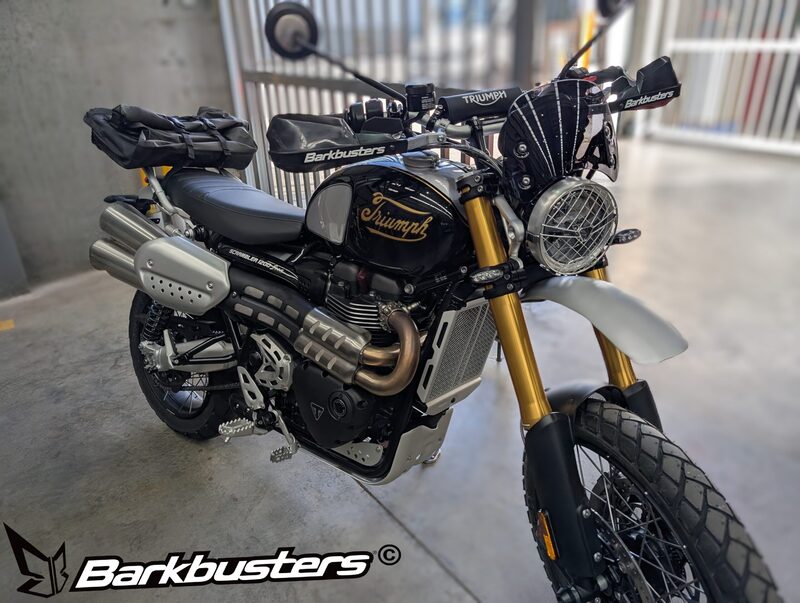 Triumph Scrambler 1200 [BARKBUSTERS] - Kit de visserie fixation deux points