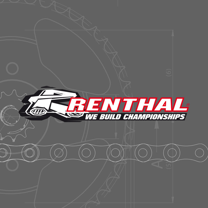 Yamaha Yz 426 [RENTHAL] - Kit chaîne 520R1 14/48 Standard - Pignon arrière ultra léger autonettoyant
