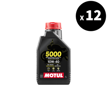 5000 4T 10W40 Huile de moteur 1L, 12 pack [motul]