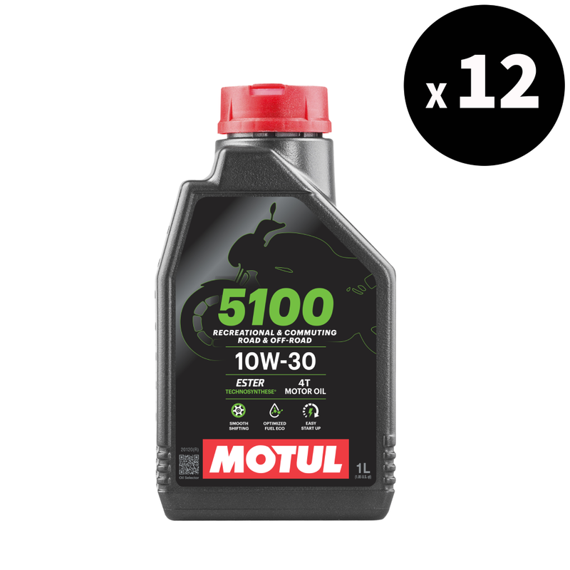 5100 4T 10W30 Motoröl 1L - 12er Pack [Motul]
