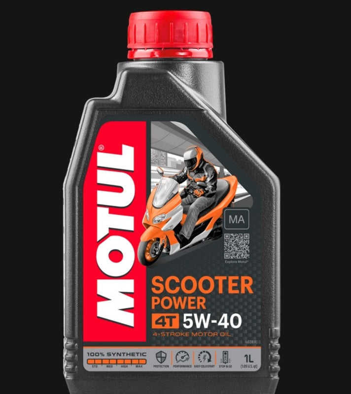 Motorrad Öl-Kit 5W-40 für Scooter, 12x1L [MOTUL]