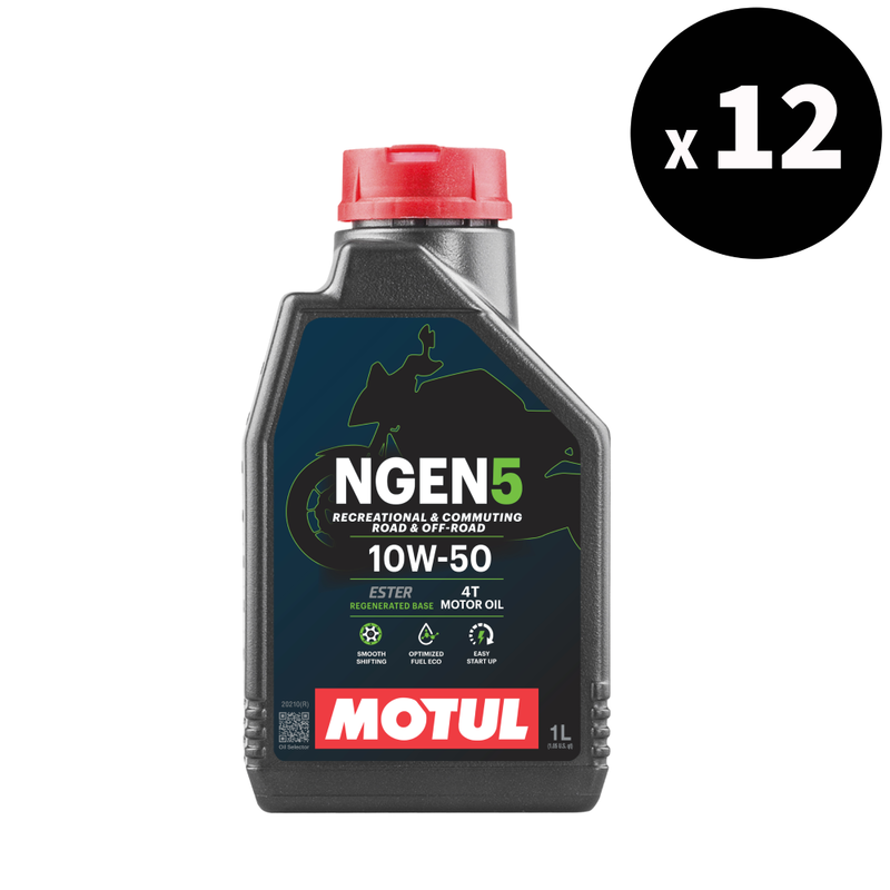 NGEN 5 4T motor oil 10W-50 1L 12-pack [Motul]