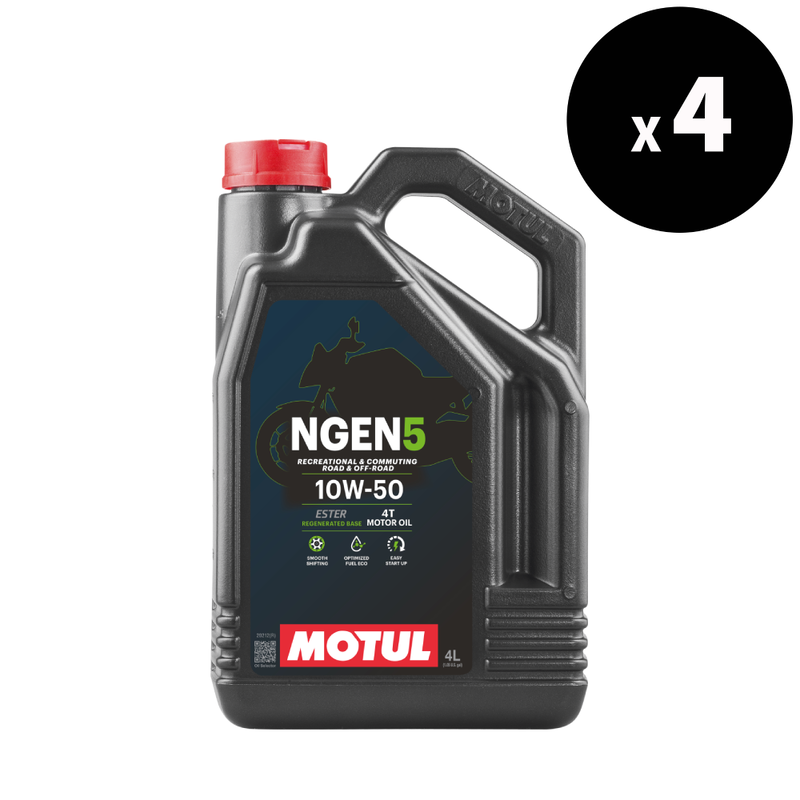 NGEN 5 4T Motoröl 10W-50, 4L Viererpack [Motul]