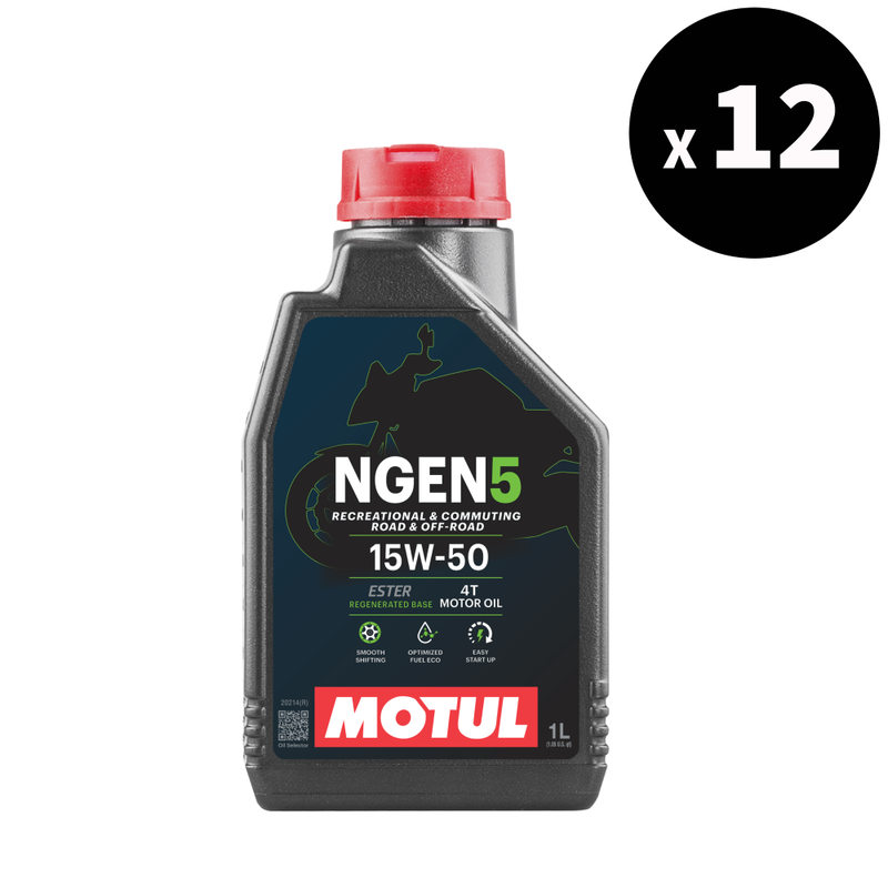 NGEN 5 4T Motoröl 15W-50 1L 12er-Pack [MOTUL]