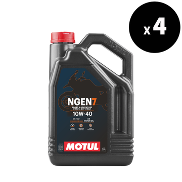 NGEN 7 4T MOTEUR HUILE 10W-40, 4L Four Pack [MOTUL]