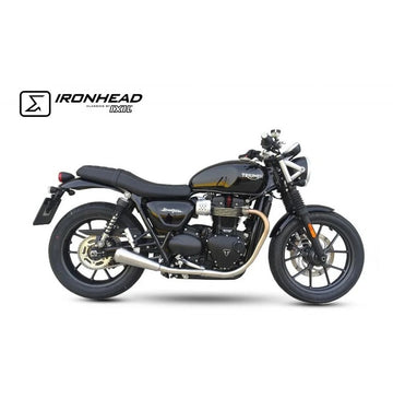 Triumph Street Twin 900 [IXIL] - Slip On Ironhead Conical Silencer (right + left)