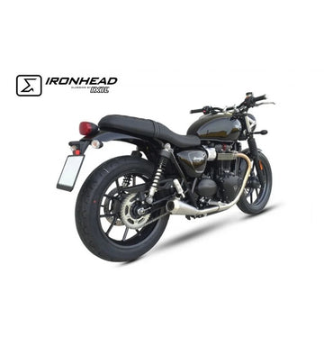 Triumph Street Twin 900 [IXIL] - Slip On Ironhead Conical Silencer (right + left)