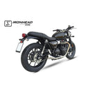 Triumph Street Twin [IXIL] - Silencieux Conique Slip On Ironhead (droite + gauche)