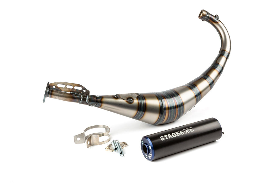 Fantic XE 50 2T - Pot d'échappement Streetrace Bleu Noir