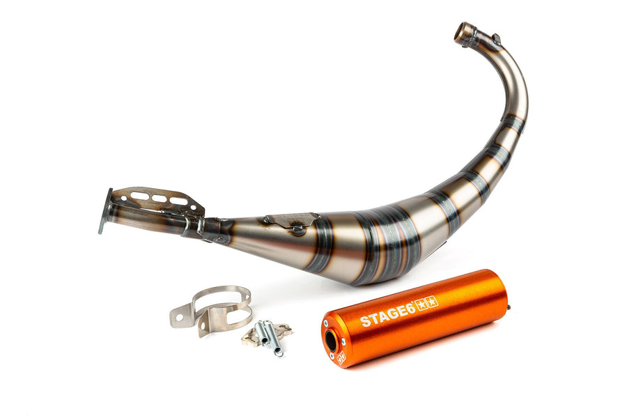 Aprilia SX 50 2T - Pot d'échappement Streetrace CNC Orange