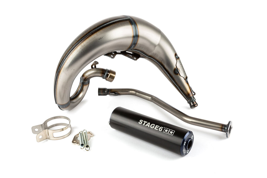 Beta RR-T SM 50 2T - Pot d'échappement Streetrace High Mount gauche bleu noir