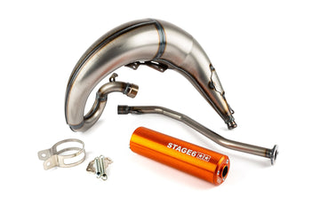 Beta RR Enduro 50 2T - Pot d'échappement Streetrace High Mount gauche orange