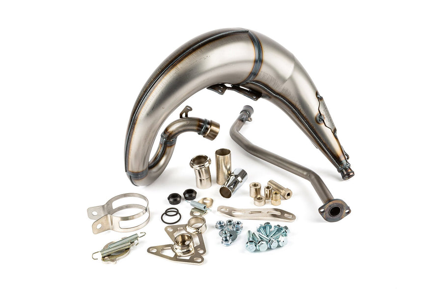 Beta RR Enduro 50 2T - Exhaust Streetrace High Mount left orange