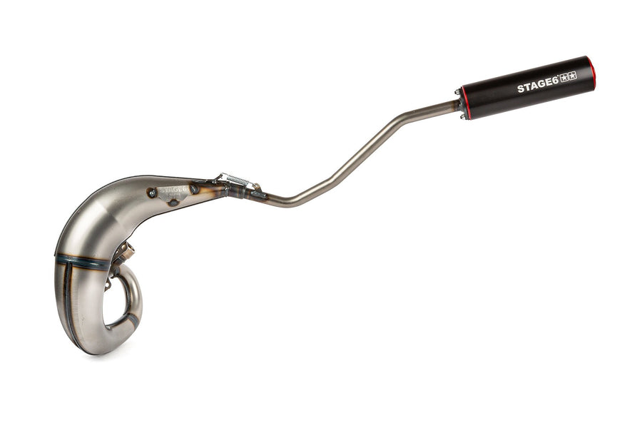 Beta RR-T SM 50 2T - Pot d'échappement Streetrace High Mount gauche rouge noir