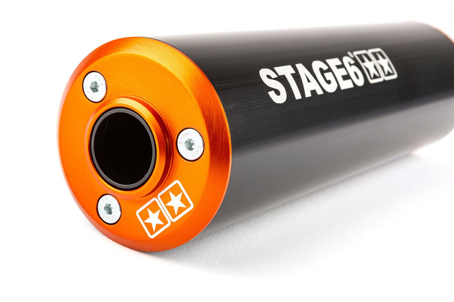 Derbi Senda X-Race SM '05 - '10 50 2T D50B0 - Pot d'échappement Streetrace Bicolore
