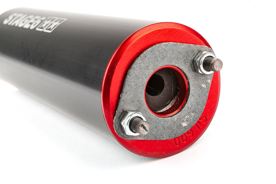 Fantic XE 50 2T - Exhaust Streetrace Red Black