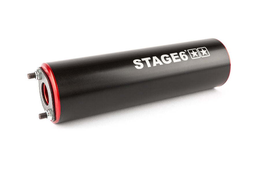 Aprilia SX 50 2T - Pot d'échappement Streetrace rouge noir