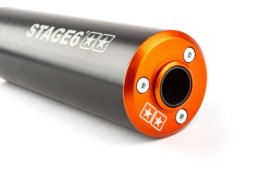 Aprilia RX 50 2T D50B1 [2006–] - Pot d'échappement 70cc orange noir