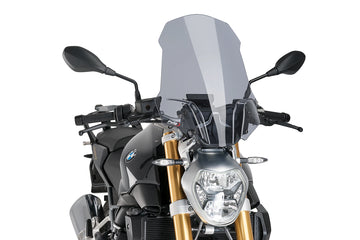 BMW R 1200 R [2018] - PUIG New Generation Touring Windscreen | Tinted | PUIG 8165H