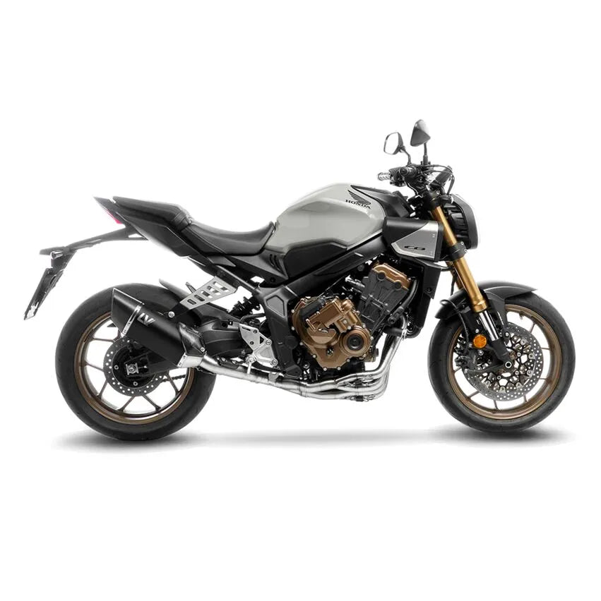 Honda CB 650 R [Leovince]-Footrest dismay