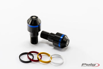 YAMAHA YZF-R 125 [2018] – Short handlebar end weights with ring – Black - 0