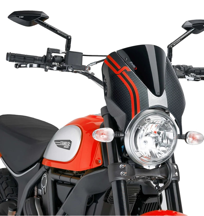 DUCATI SCRAMBLER DESERT SLED [2025] – Visière de pare-brise RetroVision – Teintée