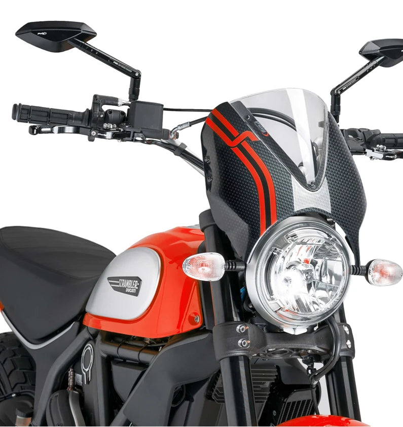 DUCATI SCRAMBLER DESERT SLED [2025] – Visière de pare-brise RetroVision – Teintée