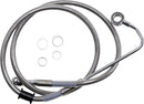 harley davidson flstc [DRAG SPECIALTIES] - Conduite de frein rallongée en acier inoxydable-1