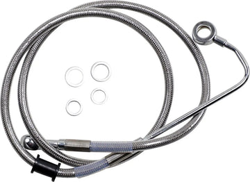 harley davidson flstc [DRAG SPECIALTIES] - Extended stainless steel brake line