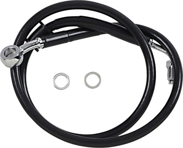 harley-davidson street bob [DRAG SPECIALTIES] – Conduite de frein rallongée en acier inoxydable - 0
