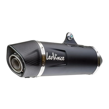 honda cb 500 [LEOVINCE] – Nero rear silencer - stainless steel