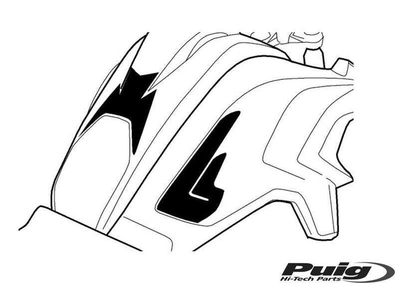 BMW R 1200 GS [2016] – Spezifischer Tankschutz – Carbon look