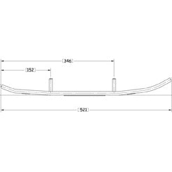 LYNX XTRIM SC 800 R POWERTEK [2010] - Sno-X Slasher Six Runner 6" en métal dur