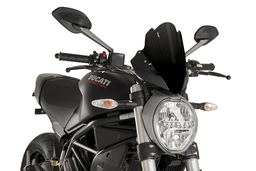 TRIUMPH BONNEVILLE T 120 BLACK [2025] - PUIG Sportscheibe | Schwarz | PUIG 8900N