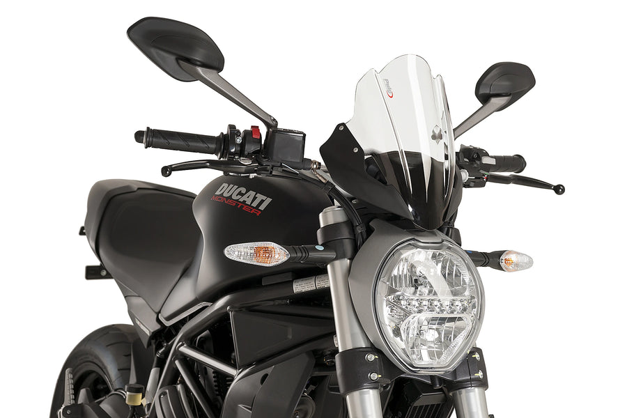 TRIUMPH BONNEVILLE T 120 BLACK [2025] - PUIG Sportscheibe | Klar | PUIG 8900W