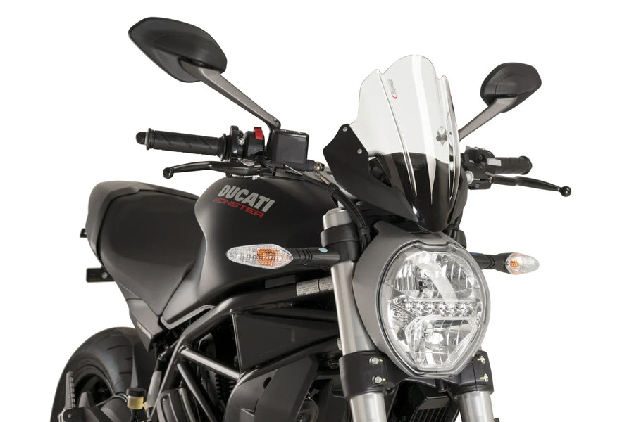 DUCATI MONSTER 821 DARK [2016] – Sportscheibe – Schwarz