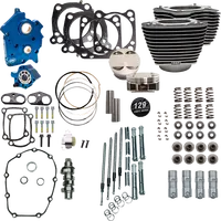 Harley-Davidson Fxlrs 1923 ABS [2026] - 129" Power Package Motorleistungs-Kit – Oberfläche: Schwarz, Hervorgehobene Lamellen – Merkmal: Verchromte Stößelstangenrohre – Bild 7