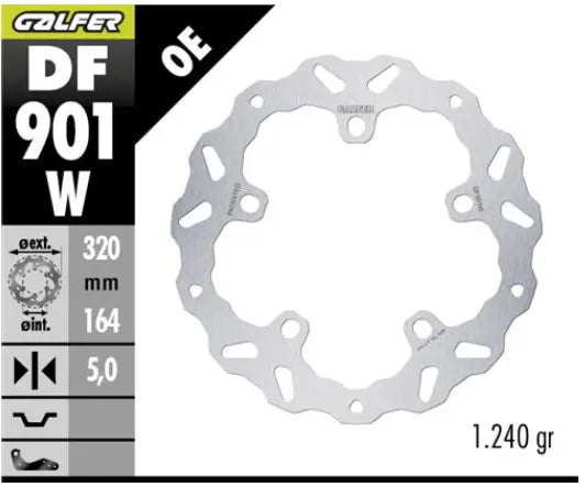 Harley-Davidson FLHX 1923 Street Glide 117 [2024-2025] - BRAKE DISC FIXED WAVE – Image 1