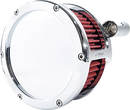 Harley-Davidson FXSBSE 1800 Breakout CVO [2013] - BA air filter kit - Surface: Chrome-plated, Red - Image 2