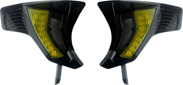 harley-davidson road glide st [CUSTOM DYNAMICS] – Shark Demon® integrierte vordere Blinker-Lüftungen
