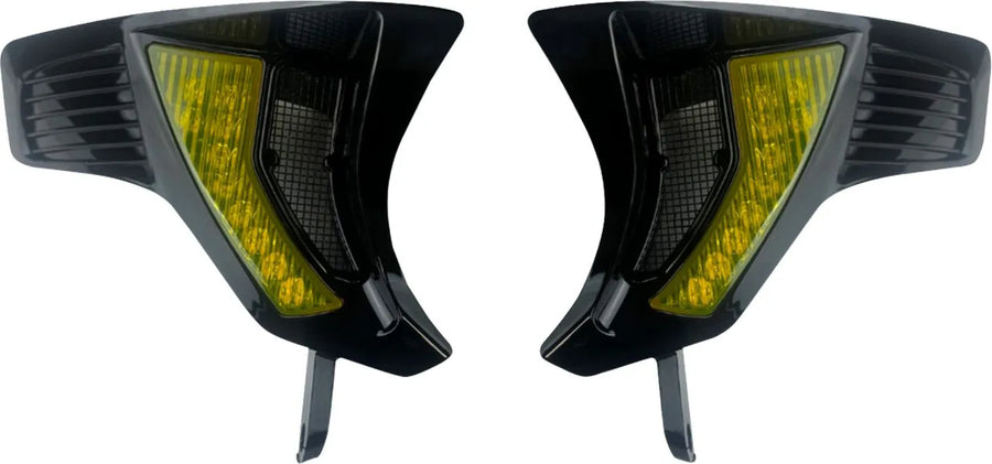 harley-davidson road glide st [CUSTOM DYNAMICS] – Aérations de clignotants avant intégrées Shark Demon®