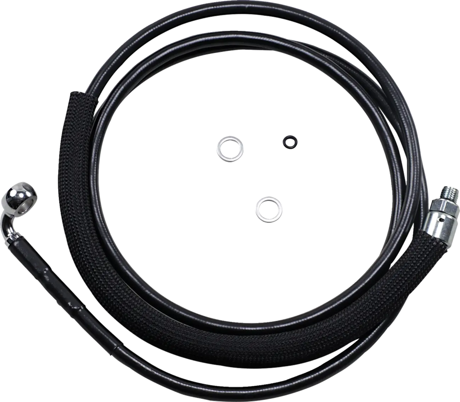 harley davidson fltr [DRAG SPECIALTIES] - Conduite d'embrayage hydraulique inox