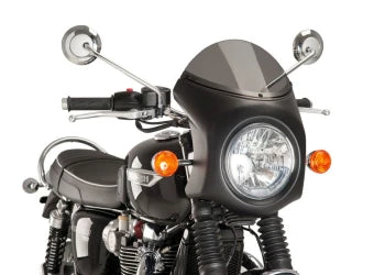 TRIUMPH BONNEVILLE T 120 BLACK [2025] – Racingscheibe – Carbon look